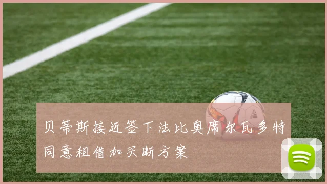 贝蒂斯接近签下法比奥席尔瓦多特同意租借加买断方案